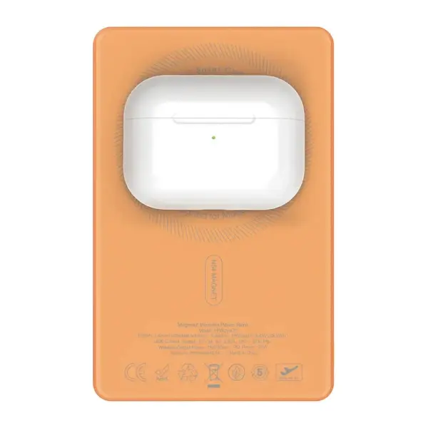 Powerbank magnetic orange image 2