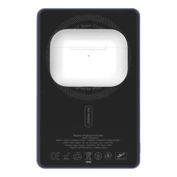 Powerbank magnetic  blue image 2