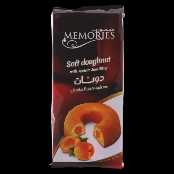 ميموريز دونات محشو بمربى المشمش image 0