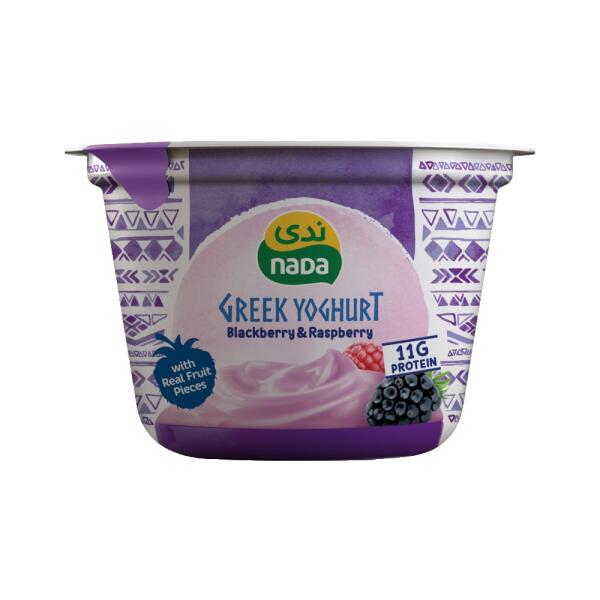 NADA GREEK YOGHURT BLACKBERRY & RASPBERRY 160 GM image 0