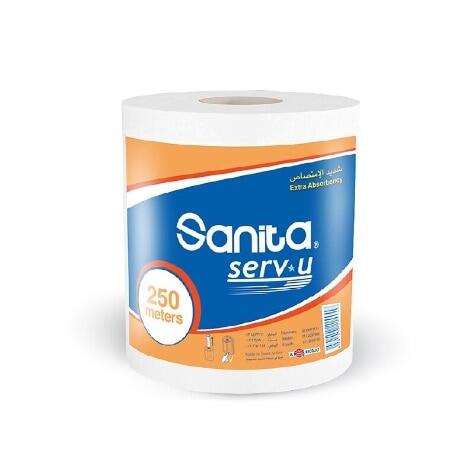 ورق محارم ماكسي رول سانيتا 250 متر image 0