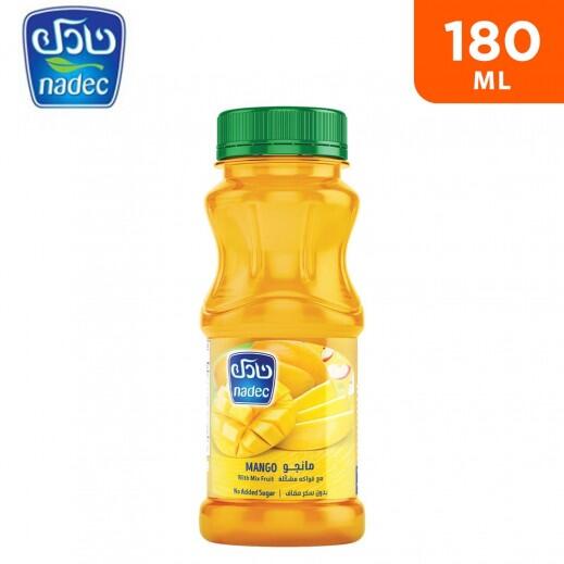 نكتار مانجو وباشون فروت بدون سكر نادك 180 مل image 0