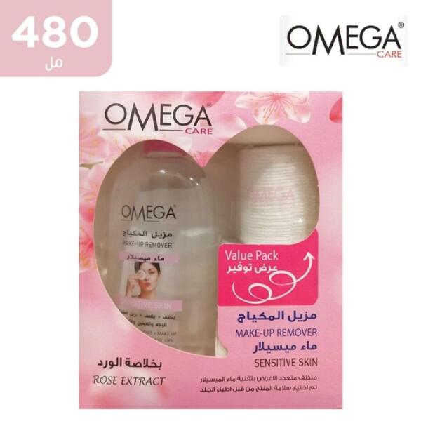 مزيل مكياج بالورد أوميجا كير image 0