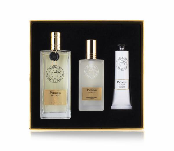 باتشولي إنتنس طقم (عطر100مل + عطر للشعر+كريم اليد 30مل) 30ml image 1