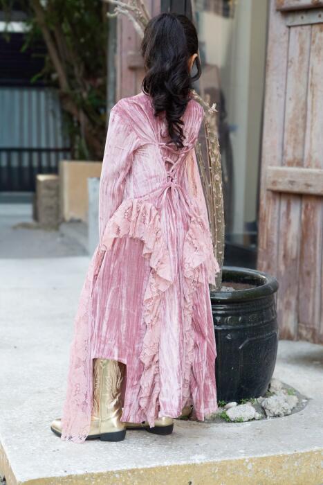 Ruffles Pink Velvet image 2