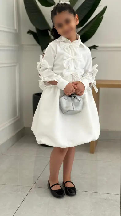 White Bow Shirt image 0