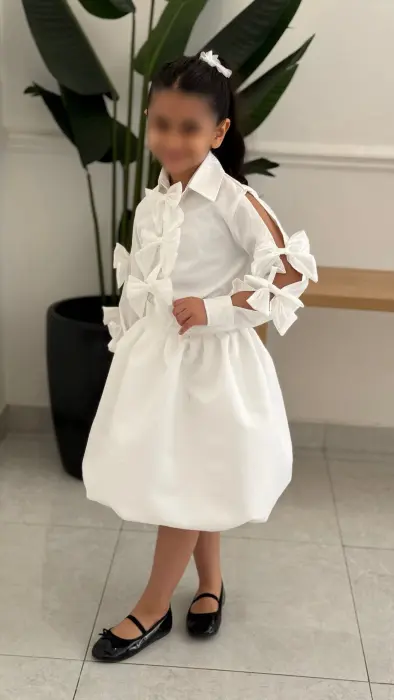 White Bow Shirt image 1