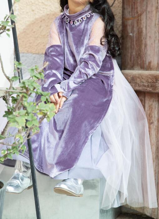 Purple Velvet kaftan image 0