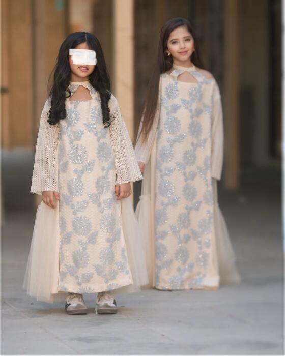 Net kaftan image 2