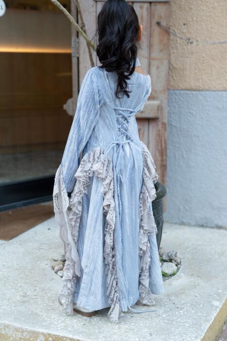 Ruffles Blue Velvet image 2