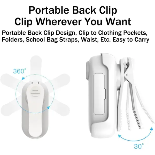 Wearable Necklace 4K Thumb Action Camera with Spring Clip image 1