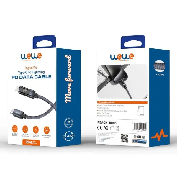 USB-C to Lightning Cable, 30W, 2m image 2