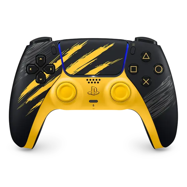 وحدة تحكم لاسلكية DualSense لجهاز PS5 - إصدار محدود "Marvel's Wolverine" باللون الأصفر القتالي image 0