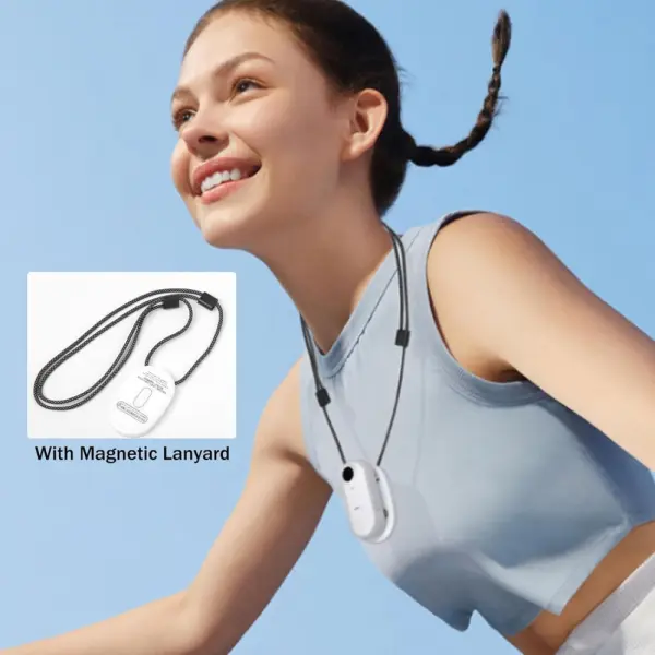 Wearable Necklace 4K Thumb Action Camera with Spring Clip image 4