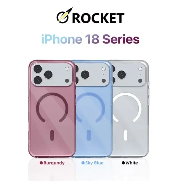 كفر شفاف نحيف المعروف بالريشة بألوان جذابة من ROCKET image 0