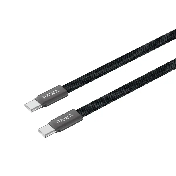 كابل Ignitesync مغناطيسي ومضفر من Type-C إلى Type-C - بقوة 240 واط، لون أسود image 2