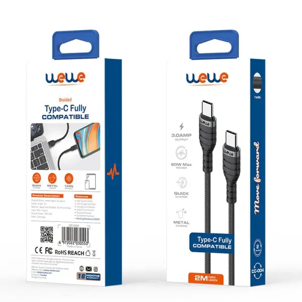 2m Type-C Fast Charging Cable image 0