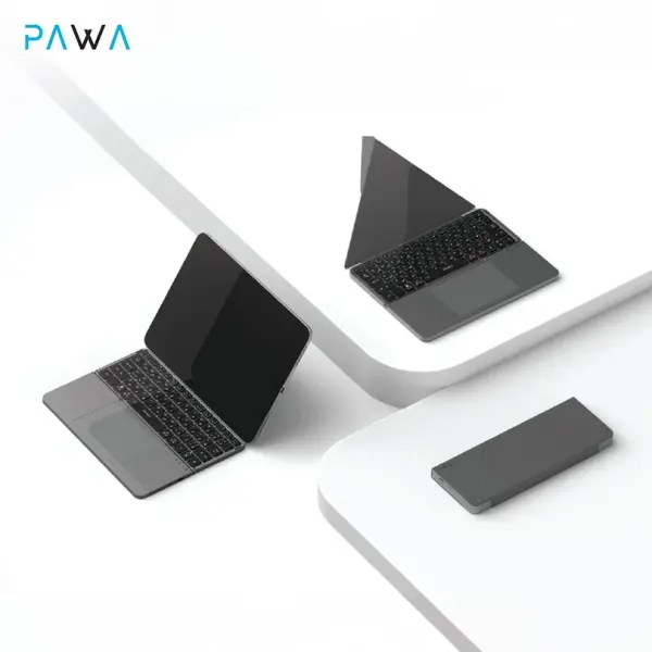 لوحة مفاتيح PAWA لاسلكية قابلة للطي تعمل بتقنية البلوتوث ومزودة بلوحة لمس image 1