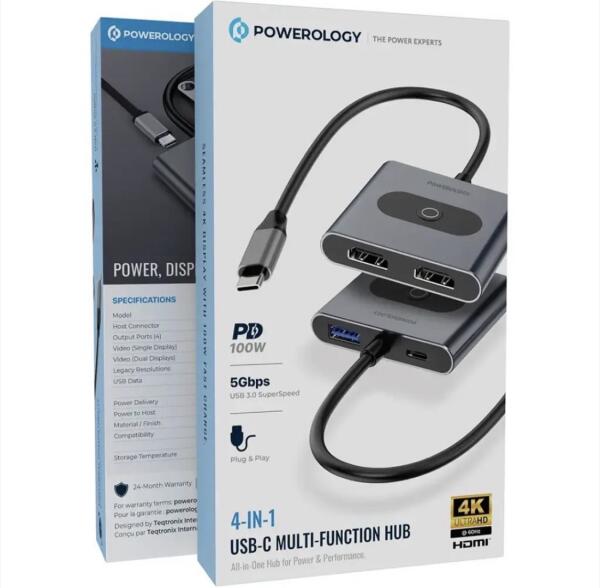 وصلة HDMI تايب سي  POWEROLOGY image 2