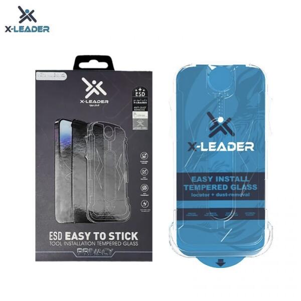 حماية شاشة زجاج صلب خصوصية وشفافة X-LEADER image 0