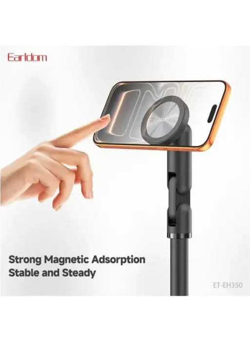 حامل هاتف مكتبي مغناطيسي Earldom ET-EH350 مع ارتفاع قابل للتعديل ودوران 360 درجة image 5