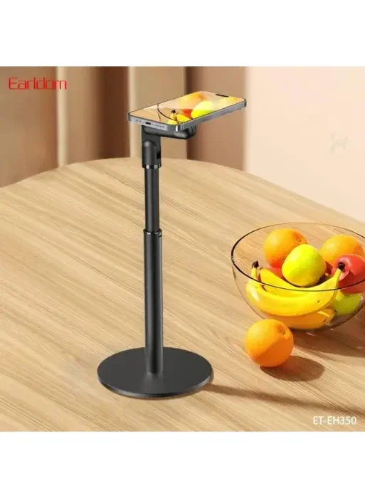 حامل هاتف مكتبي مغناطيسي Earldom ET-EH350 مع ارتفاع قابل للتعديل ودوران 360 درجة image 2