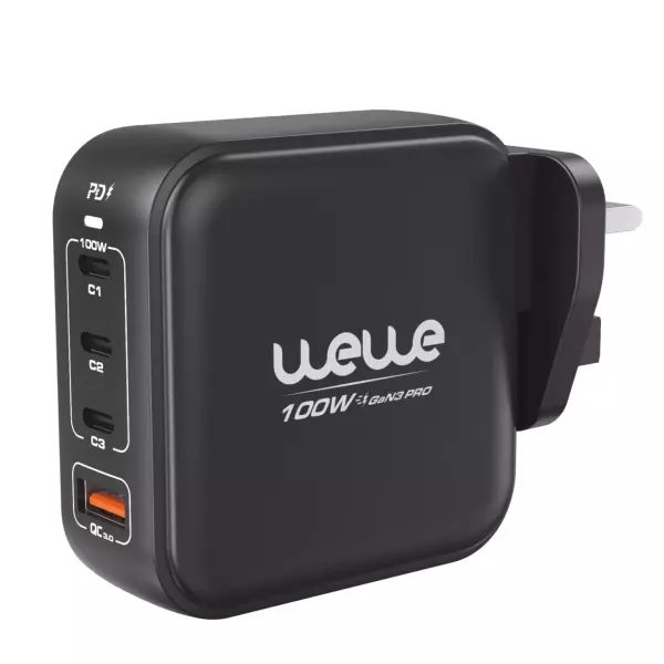 بلاك 4 منفذ 100W ماركة wewe image 0