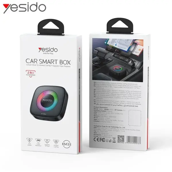 قطعة كاربلاي اندوريد مدمج يوتيوب Yesido image 1