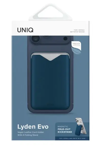 UNIQ Better By Design  حافظة بطاقات Lyden Evo تصميم نحيف مع ميزة image 2