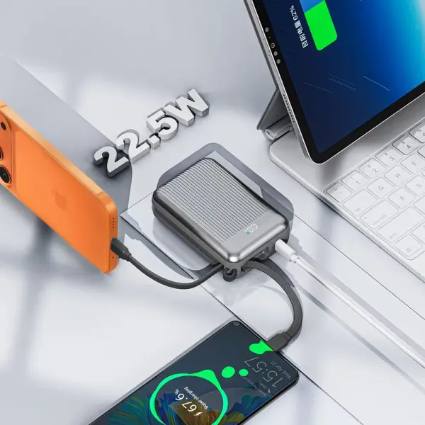 بطارية متنقلة بقوه 10 الاف ملي امبير 22.5W image 2