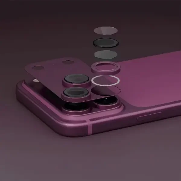 حماية كاميرات كاملة عنابي 18 برو ماكس LEVELO image 1