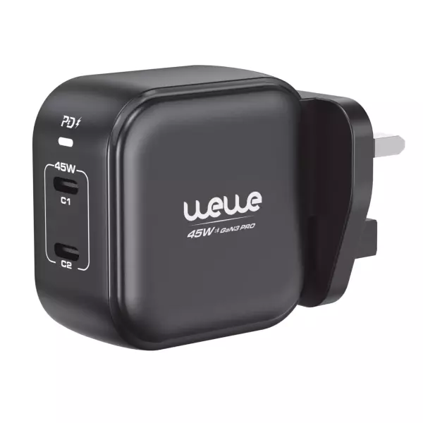 بلاك 2 منفذ 45W ماركة wewe image 0