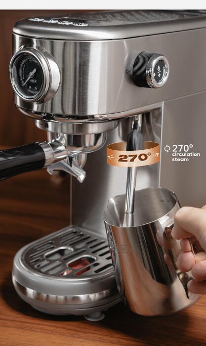 HiBREW 20Bar Semi Automatic Espresso Coffee Machine - H10B image 9
