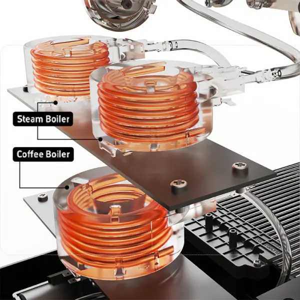 HiBREW H21 Espresso Machine – Professional Coffee Experience at Home - Silver image 1