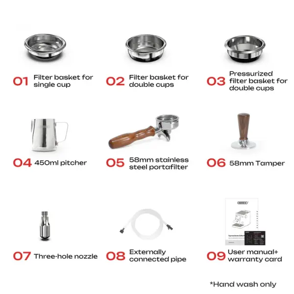 HiBREW H21 Espresso Machine – Professional Coffee Experience at Home - Silver image 10