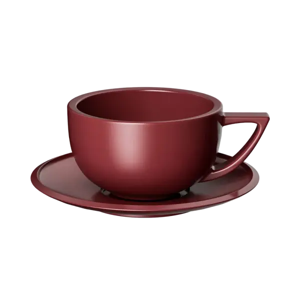 Ceramic Cup-280ml-hawthorn red image 0