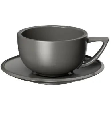 Ceramic Cup-280ml-gray image 0
