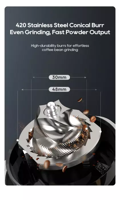 HiBREW Automatic Coffee Grinder  G7 - White image 8