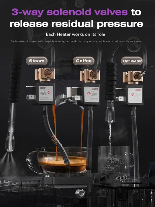 HiBREW H21 Espresso Machine – Professional Coffee Experience at Home - Silver image 2