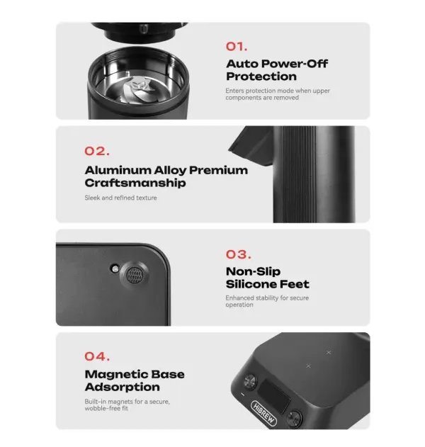 HiBrew G5 Plus - Coffee Grinder image 3