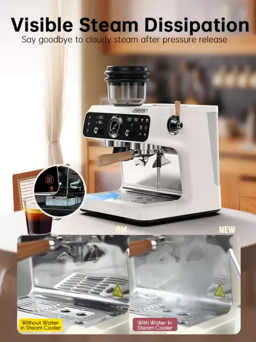 HiBREW H7B Espresso Machine with Grinder image 3