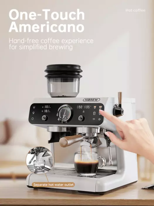 HiBREW H7B Espresso Machine with Grinder image 4