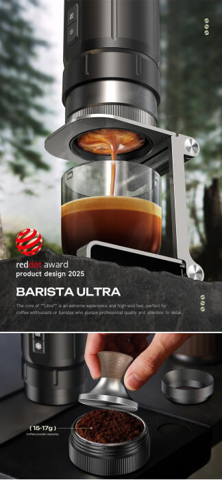 HiBREW H4C Black – Portable Espresso Maker Ultra image 1