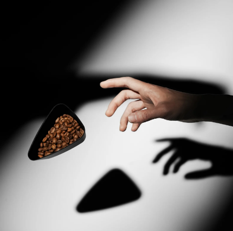 Coffee Bean Dosing Cup-Black image 1
