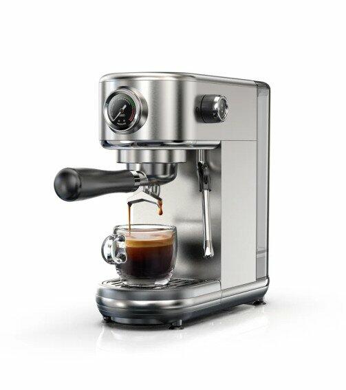 HiBREW 20Bar Semi Automatic Espresso Coffee Machine - H10B image 0