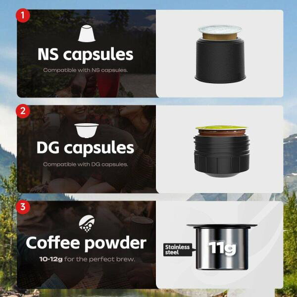 HiBREW H4C Pink – Portable Espresso Maker Explorer image 4