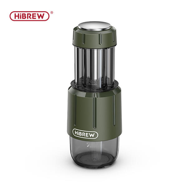 HiBREW 2 in 1 Portable Espresso Maker For Capsule & Ground Hand Press Brewer H4D image 0