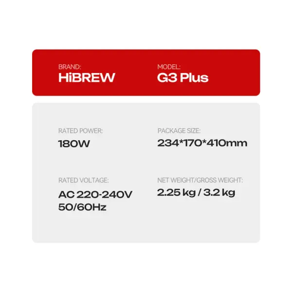 HiBREW G3 Plus - Coffee Grinder image 7