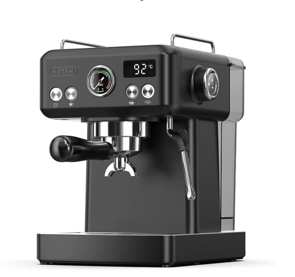 HiBREW Semi Automatic Espresso  H10A - Black image 0