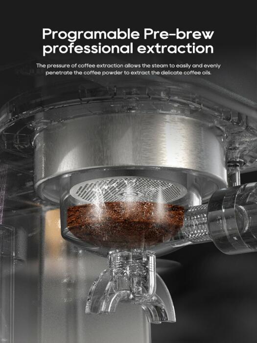 HiBREW Semi Automatic Espresso  H10A - Silver image 4